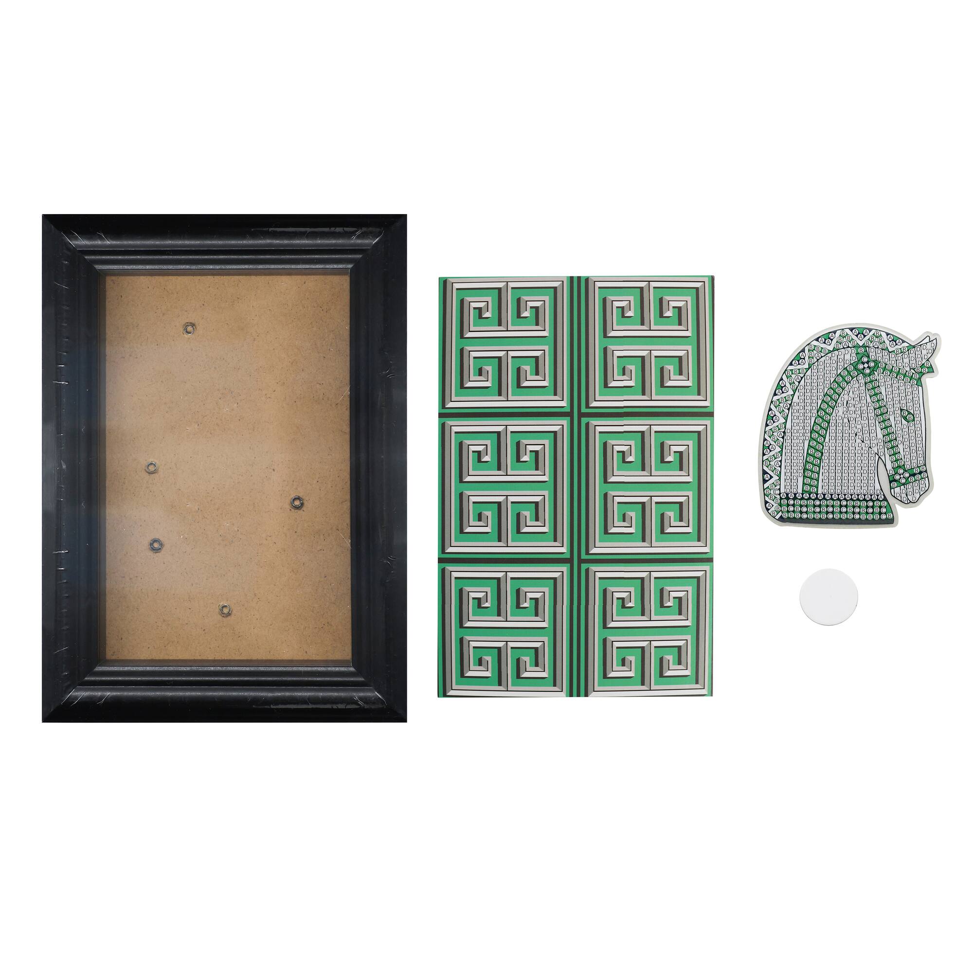 Jonathan Adler x Michaels 4" x 6" Horse Diamond Art Frame Kit